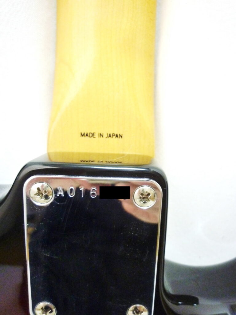 Fender JAPAN JVシリアルについての考察 - CHAP レア楽器 画像倉庫 